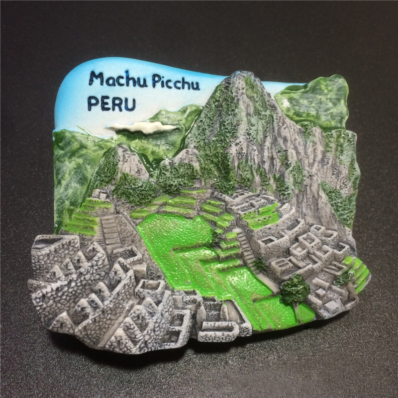 Peru Machu Picchu Ruínas Imã De Geladeira Resina Lembrança Turística Adesivos Magnéticos Para Decoração De Cozinha Casa em Oferta na Shopee