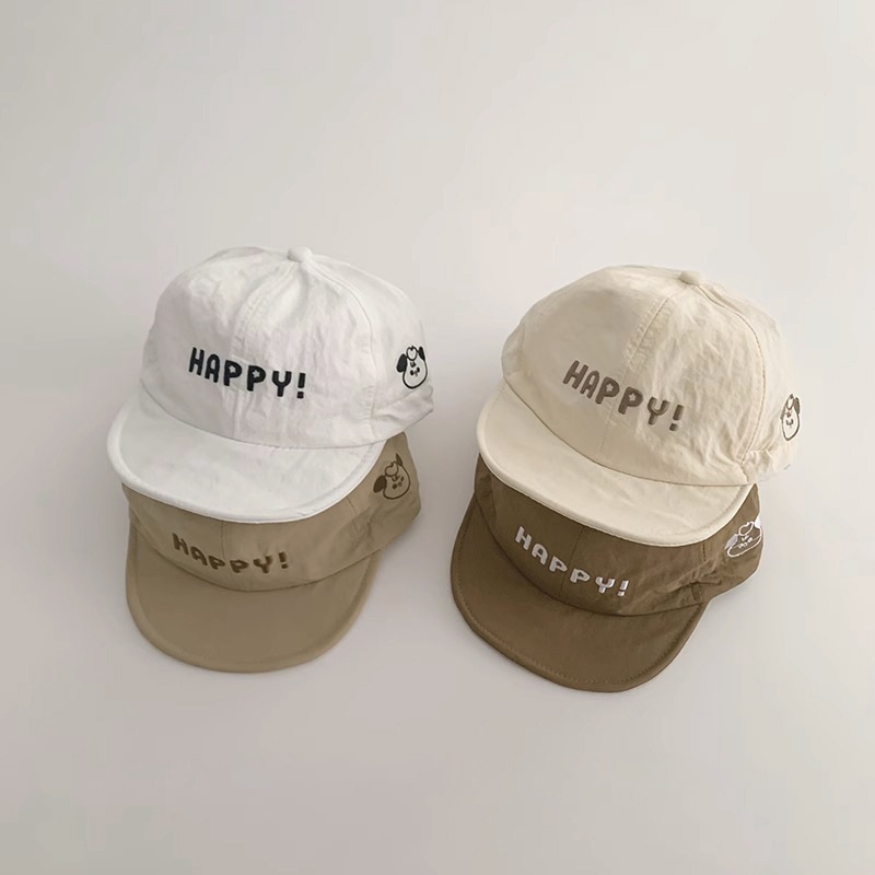 Primavera Verão Boné De Bebê Para Meninas Meninos Carta Beisebol Algodão Macio Criança Snapback Ajustável Crianças Chapé