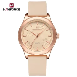 NAVIFORCE 5051 Elegante Relógio Simples Feminino