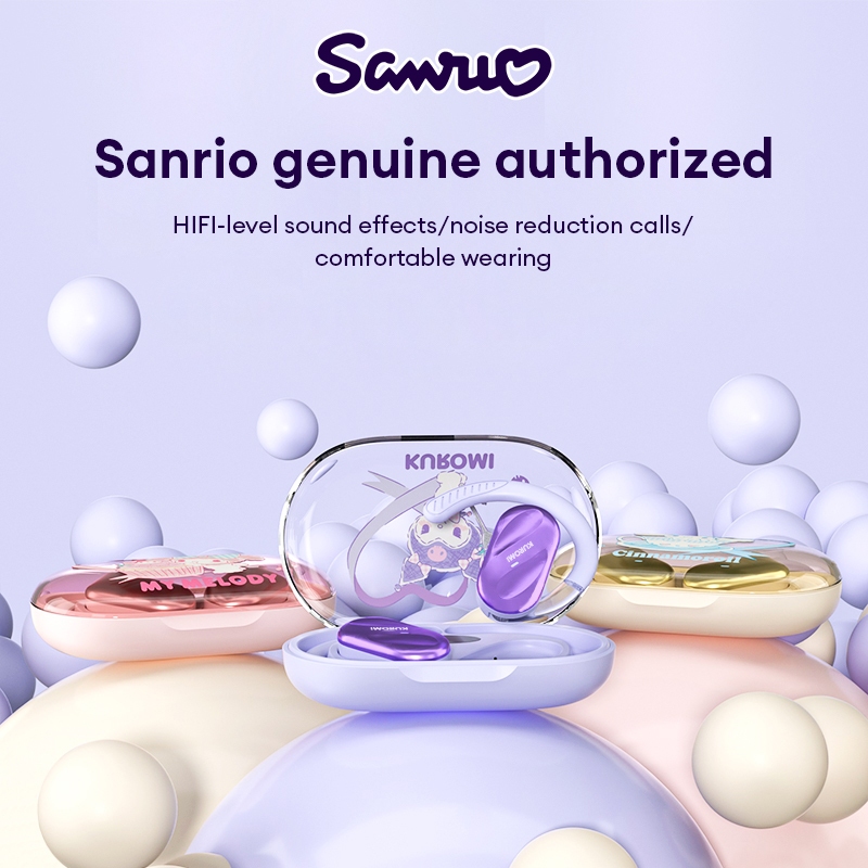 Sanrio KT99 Fone De Ouvido Bluetooth Sem Fio Esportes À Prova Dwaterproof Água Alta Fidelidade Estéreo Longa Vida Útil D em Oferta na Shopee