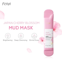 Máscara De Lama Fenyi Cherry Blossom Limpeza De Poros Blackheads Remoção 5g 1pc