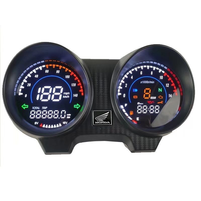 Painel Digital LED De Controle Eletrônico De Velocidade RPM De Motocicleta Eletrônica Para Brasil Honda TITAN 150 CG150 Fan150