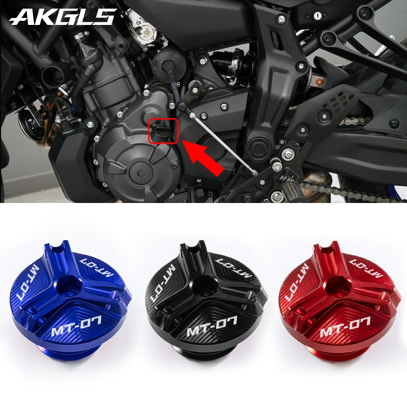 Para YAMAHA MT07 MT-07 FZ07 07 2014 2015 2016 2017 2018 2019 2020 2021 2022 Proteção Da Tampa Do Enchimento De Óleo Motor Acessórios