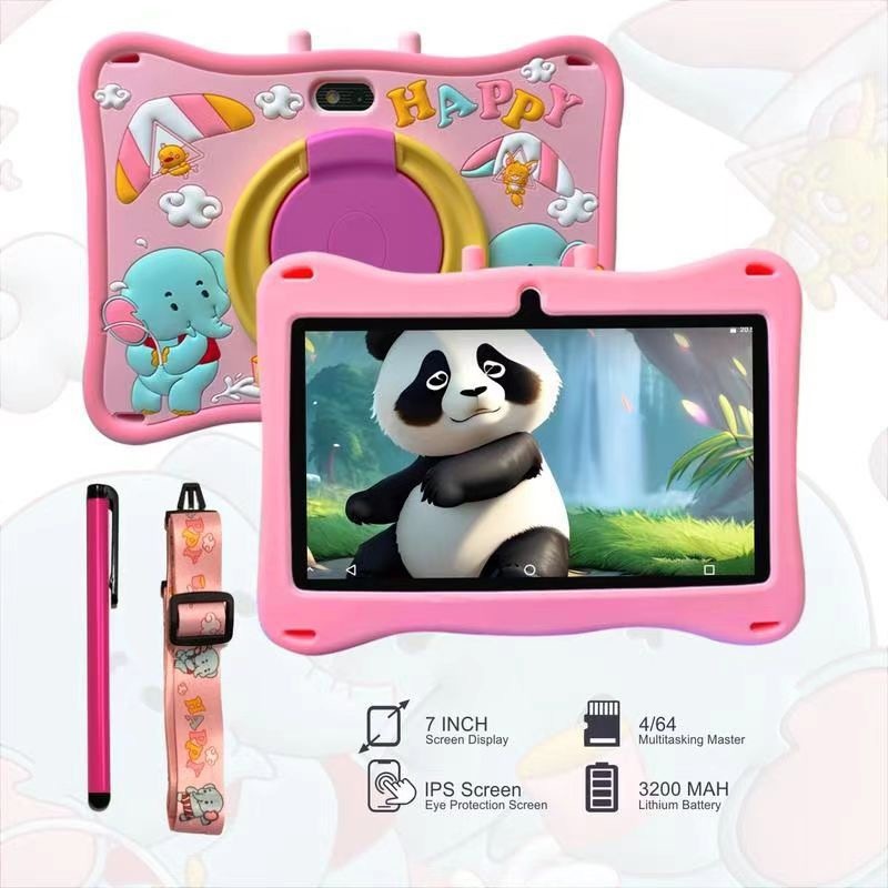❤Estoque pronto❤Crianças tablet pc crianças tablet pc tela de proteção para os olhos tela IPS crianças entretenimento co