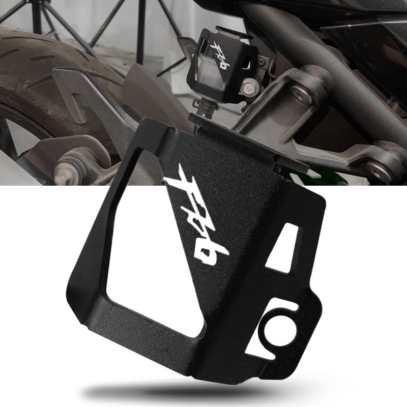 Para A Yamaha FZ6 FZ-6 FZ6R ZF6N FAZER Acessórios De Liga De Alumínio Motocicletas Tampa Protetora Do Reservatório De Fluido De Freio Traseiro