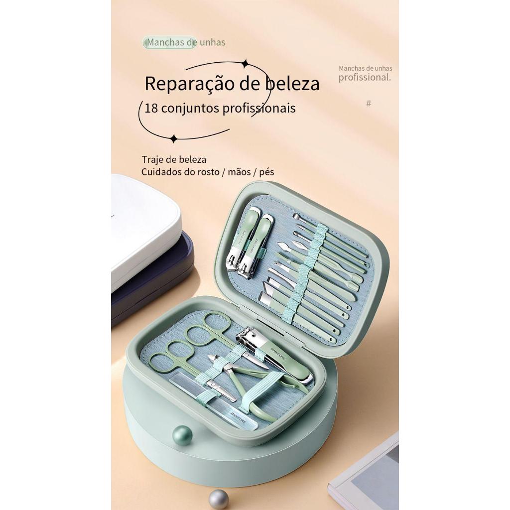 Conjunto Completo de Clipper de Unhas Olecranon Clipper de Aço Inoxidável Manicure Pedicure Pedicure Professional Toolkit Beauty Manicure