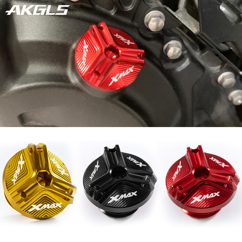Para Yamaha XMAX 250 300 XMAX300 XMAX250 2017 2018 2019 2020 2021 2022 Acessórios Da Tampa Do Óleo Motor Motocicleta em Oferta na Shopee