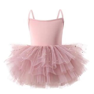 Crianças vestido de balé estrela impresso gaze vestido de princesa 2026 novo estilo estilingue traje de desempenho de um em Oferta na Shopee