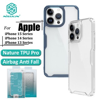 Nillkin Capa Transparente Para iPhone 16 Pro Max 15 14 13 Natureza De Telefone Airbag Traseira À Prova De Choque em Oferta na Shopee