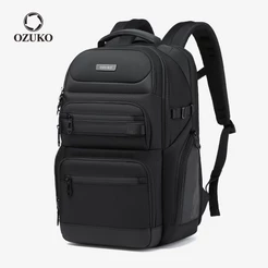 OZUKO Mochila Portátil De Grande Capacidade Para Homens Mochilas Comerciais Multifuncionais À Prova D'água Viagens Ao Ar Livre