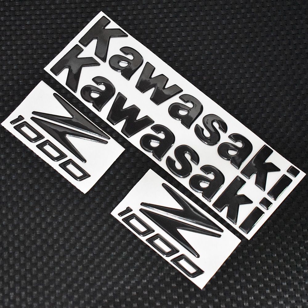 * Autocolante Com O Emblema Da Motocicleta STOCK * 3D Decalque Do Tanque Eblema Macio Para A Kawasaki Ninja Z1000 Corpo