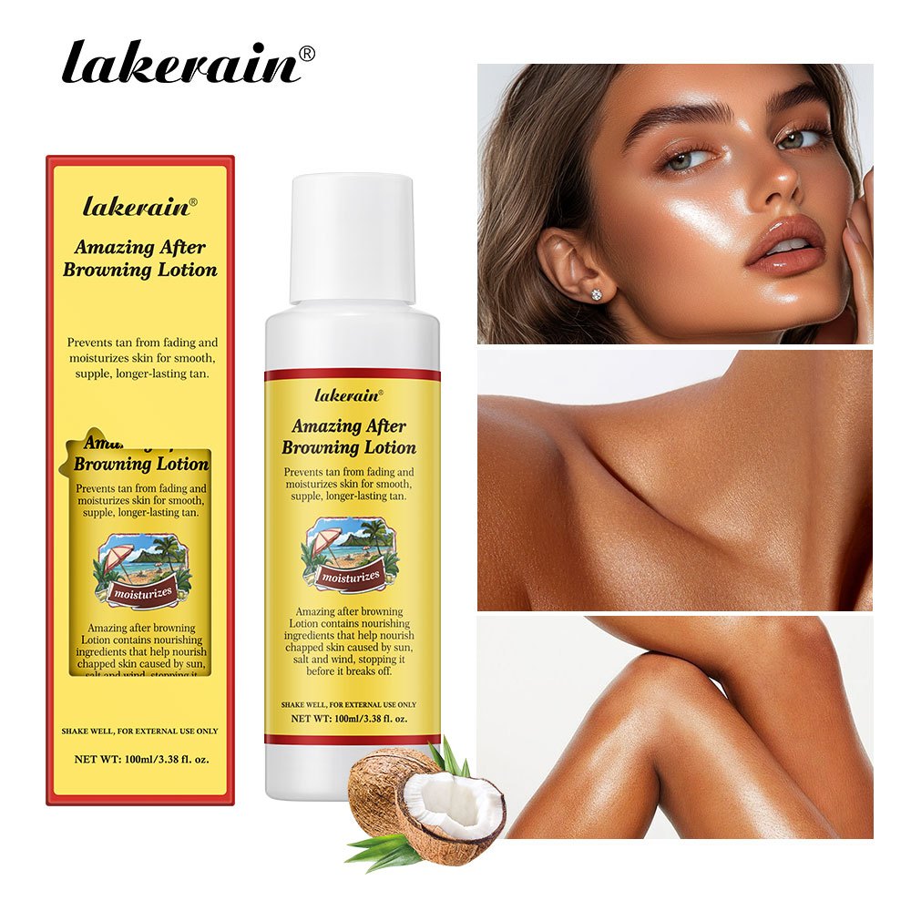 Lakerain Amazing After Browning Lotion Tanning Partner , Loção Bronzeadora Intensiva , Hidratante , Reparando A Barreira