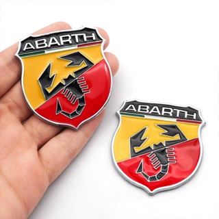 Autocolante Para Decoração De Carros Abarth Metal Scorpion Logotipo 3Dlogo Fiat-Punto 124/125 500 Acessórios em Oferta na Shopee