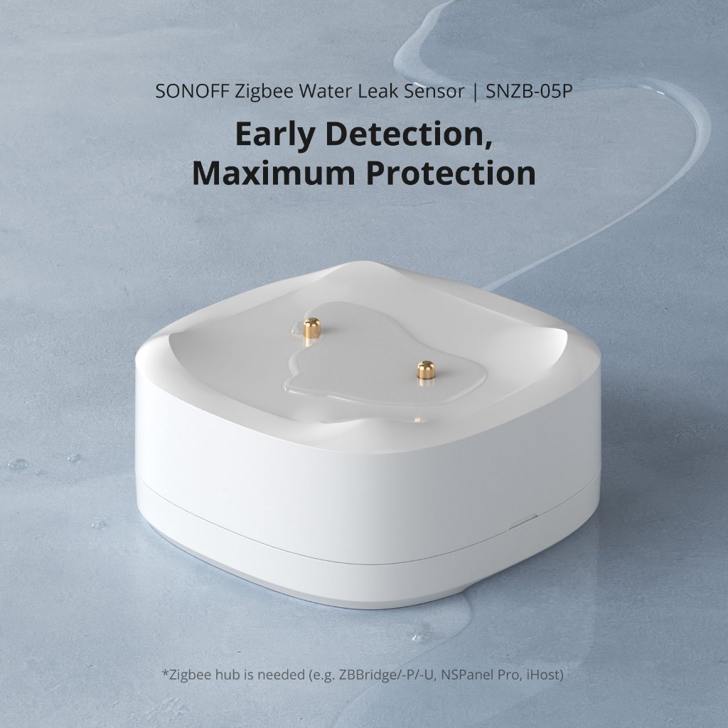 SONOFF SNZB-05P Zigbee 3.0 Sensor De Vazamento De Água Detecção E Gotejamento Alertas Em Tempo Real Suporte Ao Assistente Doméstico Google Alexa em Oferta na Shopee