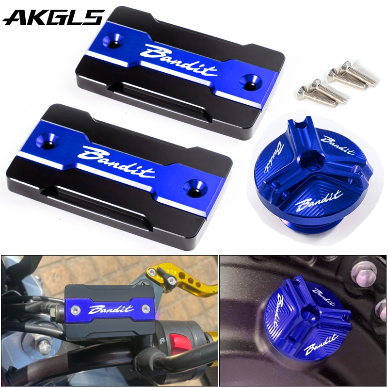 Para SUZUKI Bandit S650 600 650 1200 1250 1250S Tampa Do Reservatório De Fluido De Freio Dianteiro Da Motocicleta Acessórios De Proteção De Enchimento De Combustível em Oferta na Shopee