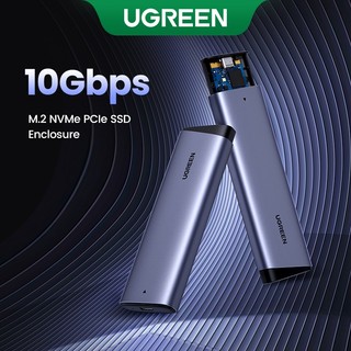 UGREEN M2 SSD Case M . 2 NVMe SATA Adaptador De Gabinete 10 Gbps USB 3.2 Gen2 C Externo Suporta Teclas E & B em Oferta na Shopee