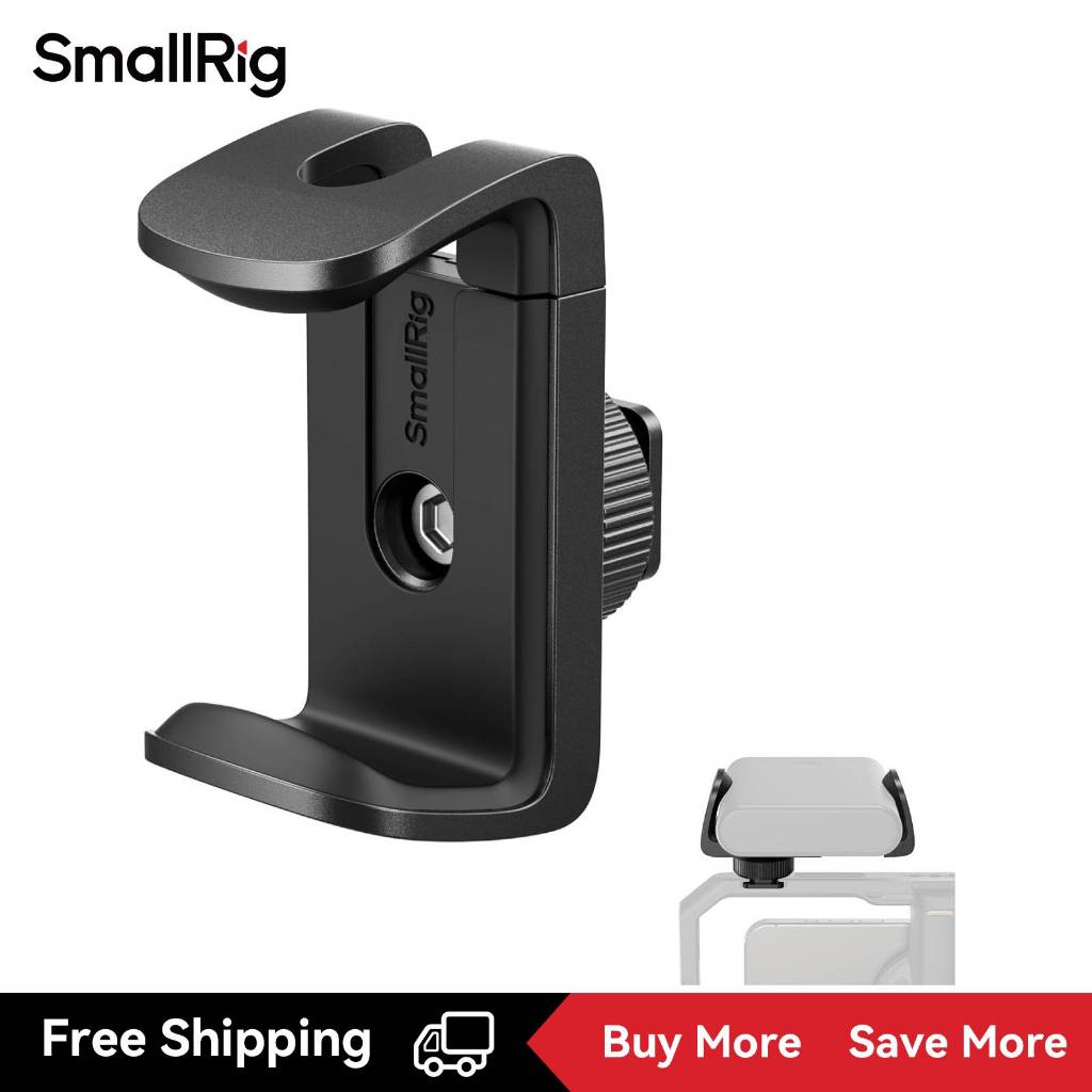 Suporte SmallRig Power Bank Com Cold Shoe Mount , Clamp Ajustável Para Plataforma De Câmera E Phone Cage 4600