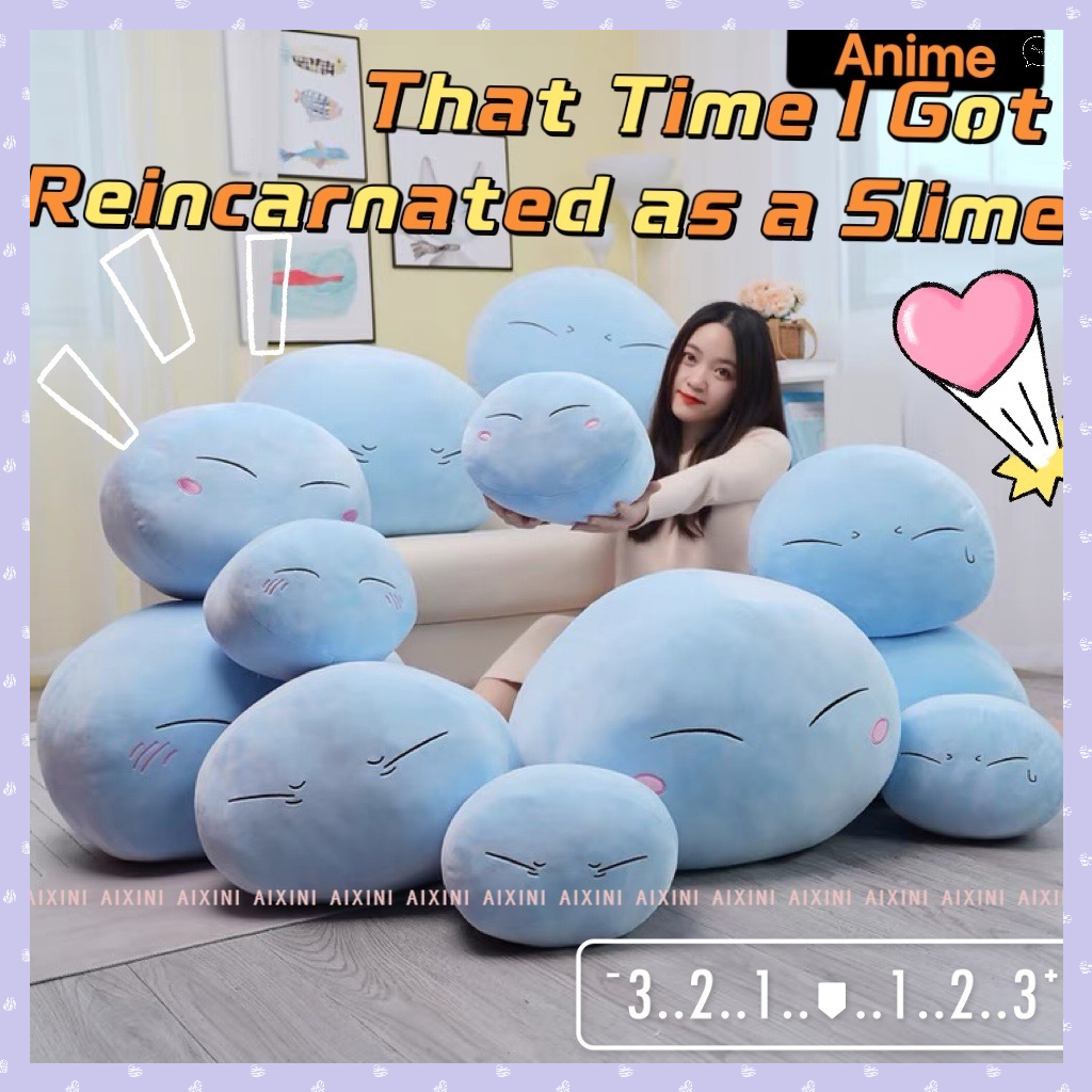 Rimuru Tempest Plush Toys Anime Que Tempo Eu Reencarnei Como Um Travesseiro Slime Para Crianças Presentes De Natal Bebês