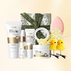 LAIKOU Coreia Caracol Revitalizante Conjunto De Cuidados Com A Pele Anti Envelhecimento Suave Linhas Finas Reduzem Rugas Caixa De Presente Para De Aniversário Halloween Natal