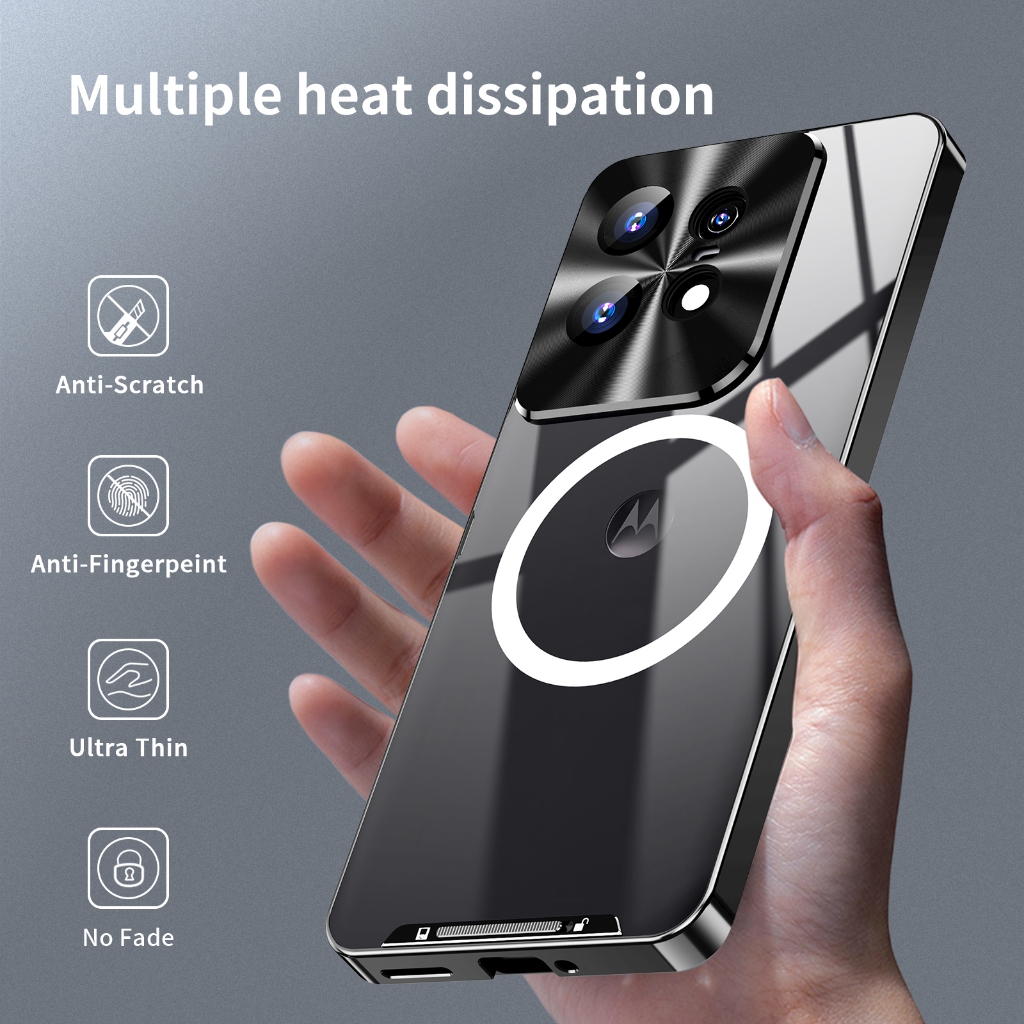 Casos Para Motorola Moto Edge 50 Pro Caso De Telefone Fosco Proteção Completa Ul