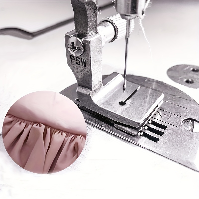 Calcador P5W Franzidor Reta industrial para 2 tecidos