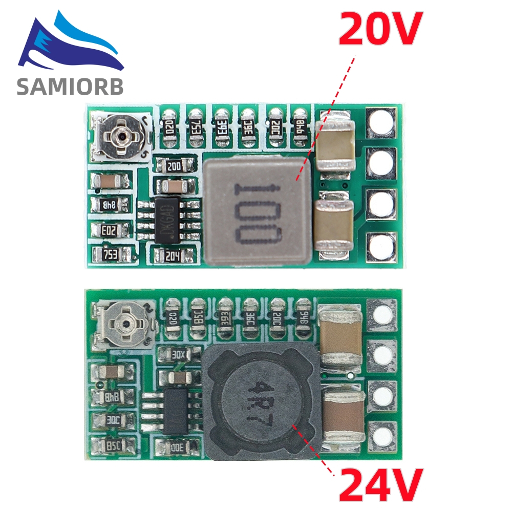 Mini DC-12-24V A 5V 3A Módulo De Fonte De Alimentação De Degrau Conversor De Tensão Ajustável 97,5 % 1,8v 2.5V 3.3V 5V 9V 12V