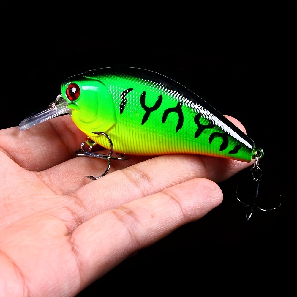 1 Peça Iscas De Pesca Crankbait Isca Dura Em Água Superior 8.5 Cm 15g