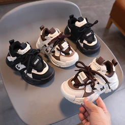 Tênis infantil Meninos Meninas Novo Estilo Moda Sola Macia Antiderrapante Casual tênis de corrida