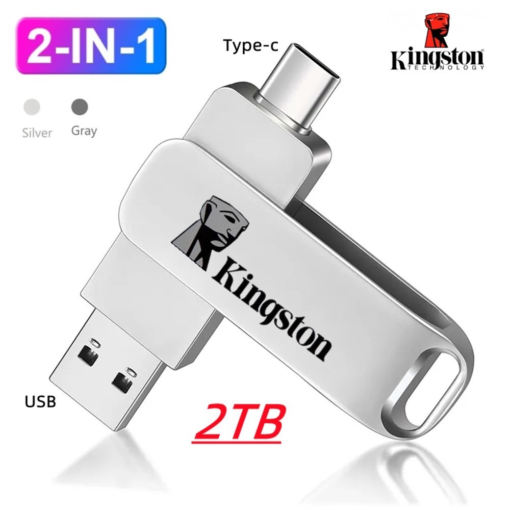 Unidade flash Kingston 2tb 1tb 512gb 256g 128g 64g 32g 16g 8g 4g Tipo-c usb OTG De Alta Velocidade Andrio em Oferta na Shopee