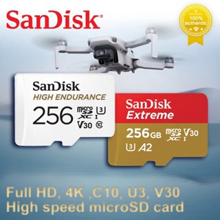 Cartão SanDisk MicroSDXC Micro SD De Vídeo 4K De Alta Para DJI Mavic Pro Drone Dash Cam C10 UHD De Memória Extremo em Oferta na Shopee