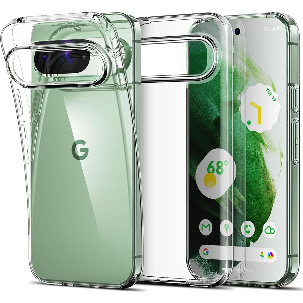 Capa De Telefone De Silicone Macio Transparente Ultrafina Para Google Pixel 10 9 Pro XL 8A 8Pro 7Pro 7A 6A 6 Invólucro A