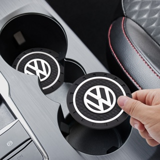 Volkswagen coaster Carro Moda Decorativa Copo De Água slot Tapete De silicone Para BORA Golf Polo Passat Sagitar Santana Lavida em Oferta na Shopee