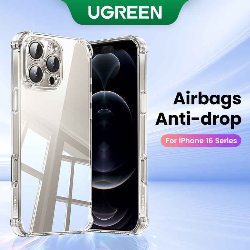 Capa Protetora Transparente À Prova De Choque UGREEN Para Telefone iPhone Série 16 em Oferta na Shopee