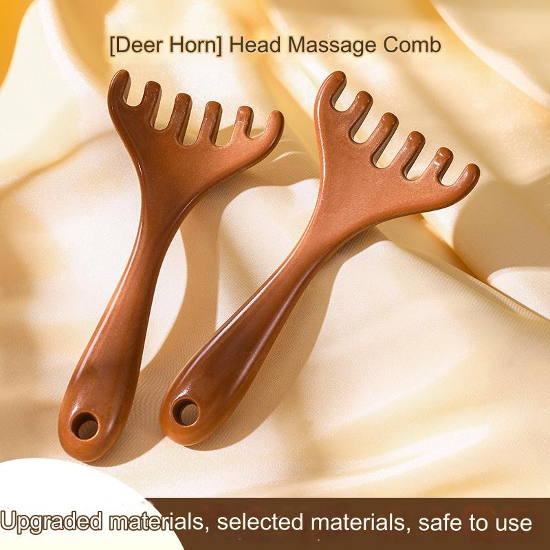 Pente Massagem Seis-Claw Pincel Massageador Escova Scratch Scalp Therapy Head Pente Meridiano Antiestático Cabelo Perda de Cabelo Arranhões Ponte de Nariz Ferramentas Handy Pente Massagem Cabeça Bastão Massageador