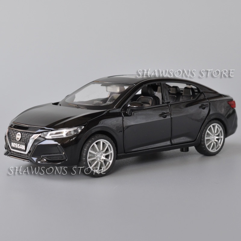 Modelo De Carro Fundido Em Escala 1 : 32 , Brinquedos Nissan Sylphy , Réplica Miniatura Com Som E Luz