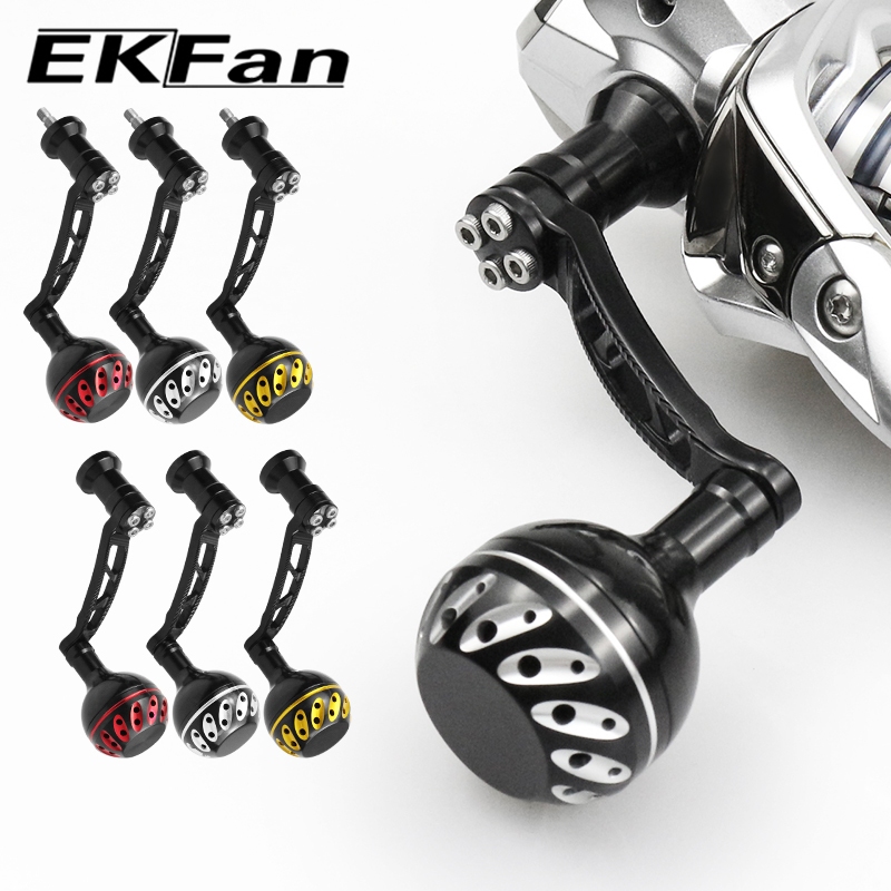 EKFan fit Daiwa shimano Spinning 63mm aluminum alloy Spinning lure Reel Handle 30mm metal knob lure reel DIY parts