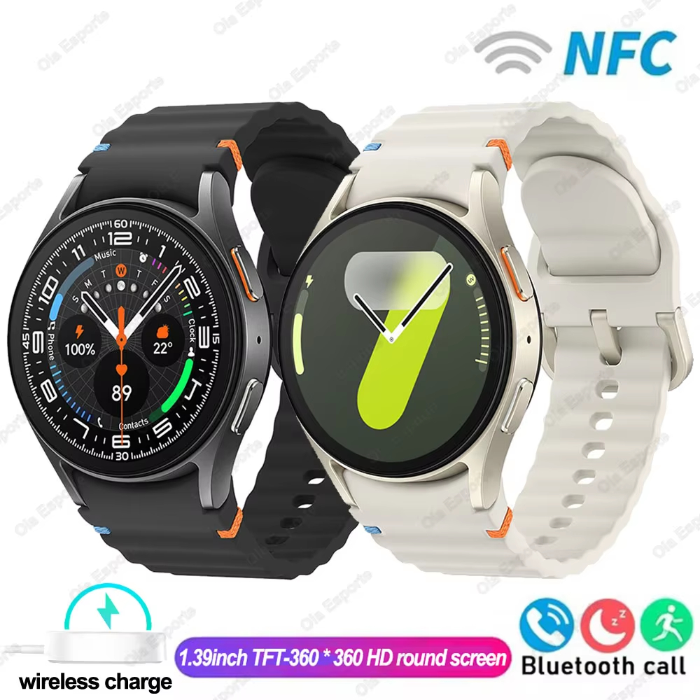 Para Galaxy Watch 7 Relógio Inteligente 44mm Homens Mulheres NFC Smartwatch …