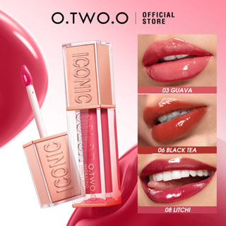 O.TWO.O Haute Hydrating Lip Gloss Hidratante Hidratação Dos Lábios Fórmula Aquática De Alto Brilho Maquiagem em Oferta na Shopee