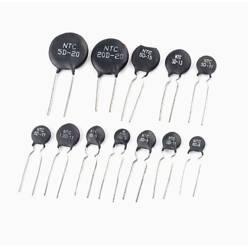 Resistor térmico Ntc 2.5D/3D/5D/8D/10D/16D/47D-5/7/9/11/13/15/20/25 Resistor de coeficiente de temperatura negativa