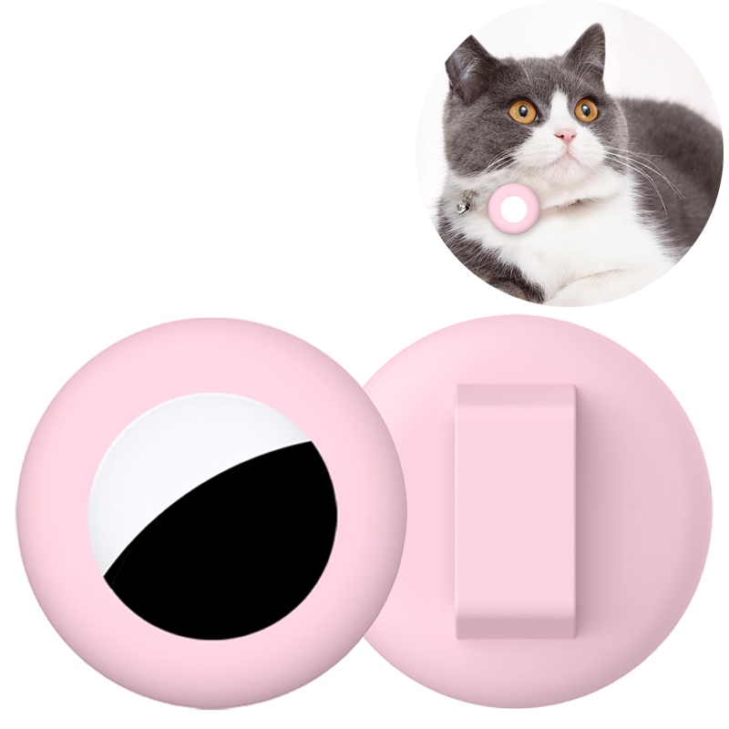 PetGear Capa De Silicone Colorida Apple AirTag Tracker Protetora Anti-Perda Para Coleira De Animais De Estimação