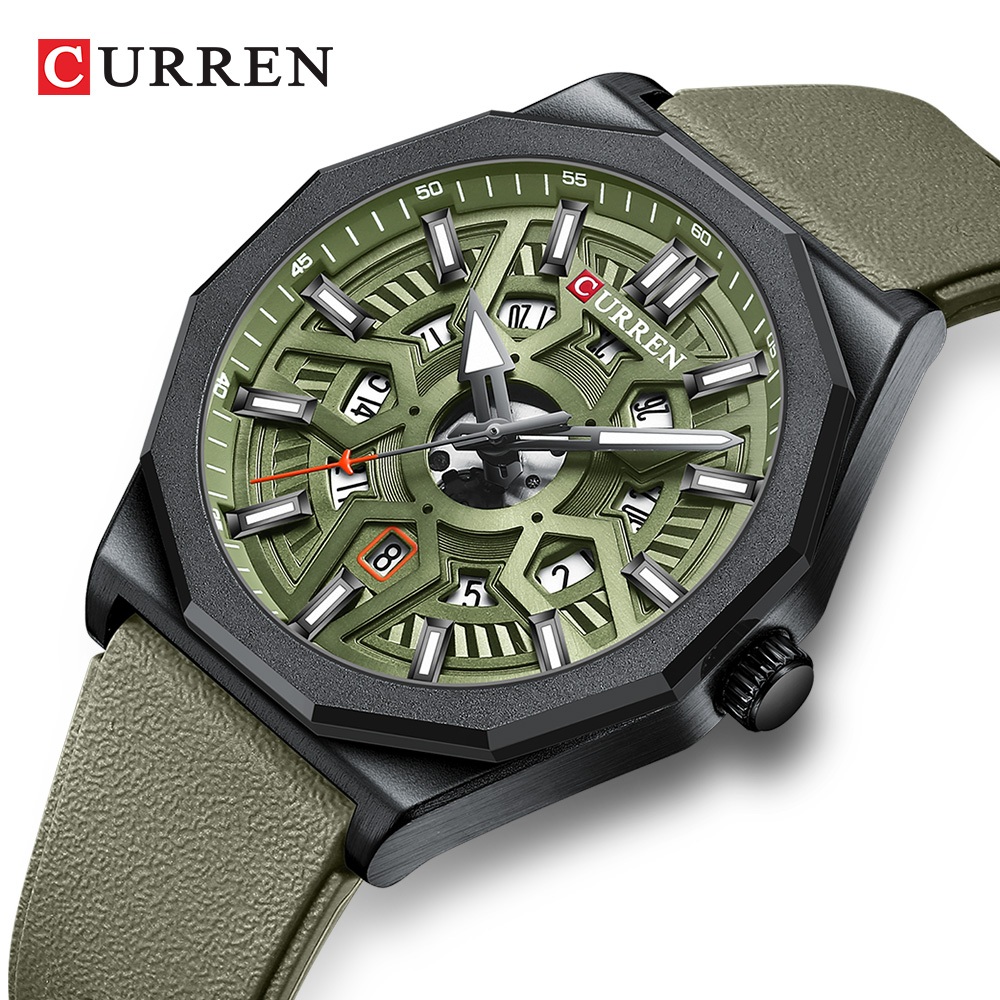 CURREN Relógio Masculino Marca Original Moda Retro Simples Ponteiro Luminoso Pulseira De Silicone Casual Esportes Quartzo À Prova Dwaterproof Água 8437 XQ em Oferta na Shopee