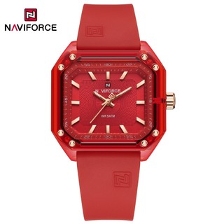 NAVIFORCE 7106 Flower Cube Texturizado Polígono Luminoso Relógio Feminino À Prova D