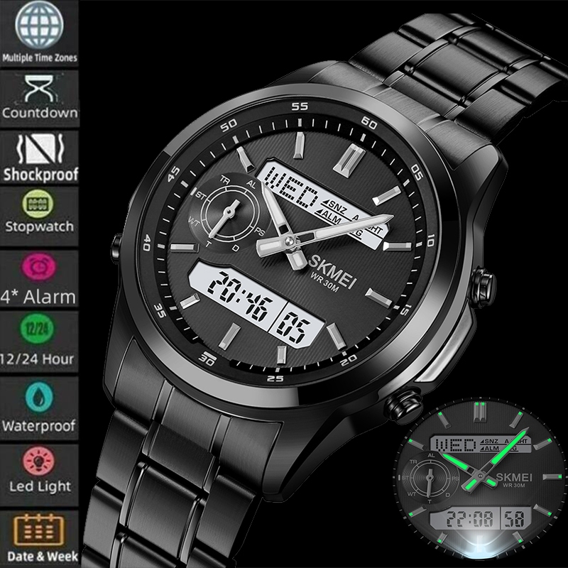 Relógio Masculino com Múltiplos Fusos Horários: Onde Comprar | BuscaProdutos