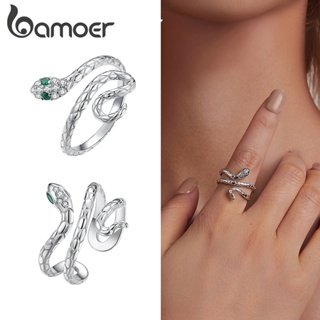 Anel Bamoer Cobra Multicamadas Estilo Europa-Americano Cobre Banhado A Ouro Branco Gifs Para Mulheres em Oferta na Shopee