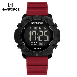 NAVIFORCE 7110 Relógio Masculino Com Pulseira De Silicone Multifuncional Tela Eletrônica Redonda em Oferta na Shopee