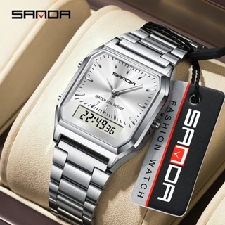 SANDA 747 Relógio Digital De Quartzo Masculino/Feminino À Prova D'água De Moda Casual Resistente Ao Desgaste Modelo De C em Oferta na Shopee