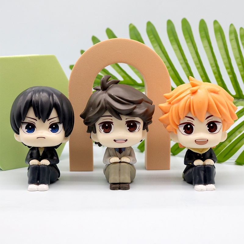 1 Unidade 10 Cm Japão Haikyuu ! Anime Figura Hinata Shoyo Tobio Kageyama Oikawa Toru Q Versão Cabeça Grande Boneca PVC Figuras De Ação Modelo Brinquedos em Oferta na Shopee