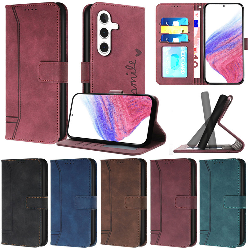 Caixa De Luxo Para Samsung Galaxy A56 A36 A26 A17 A07 A16 A06 S24 FE A55 A35 A25 5G S25 Ultra A15 A14 A54 A34 A05s S25 E
