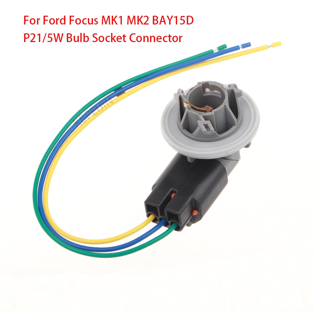 1 Conjunto Para Ford Focus MK1 MK2 BAY15D P21/5W Conector Adaptador De Soquete De Lâmpada
