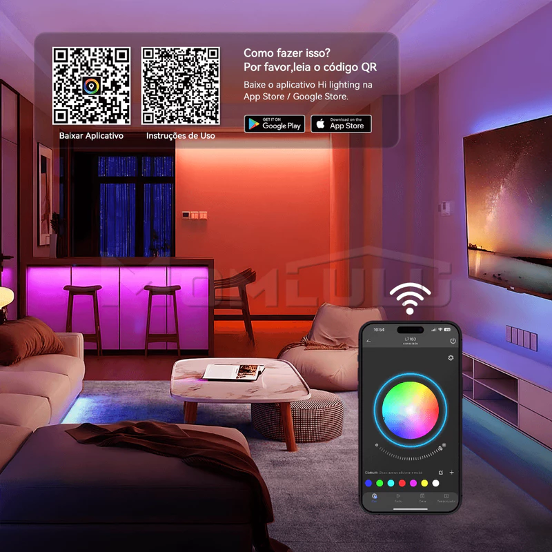 Fita LED HiGooGoo RGB 10/20/30/40M — foto 7